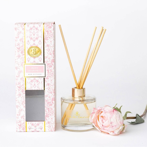 8 Oak Lane Peony Grapefruit Reed Diffuser - Picture 1 of 4